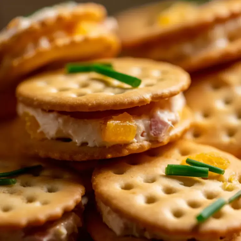 Ritz Cracker Party Sandwiches