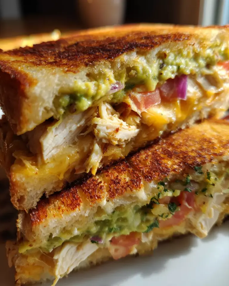 Chicken Avocado Melt Sandwich