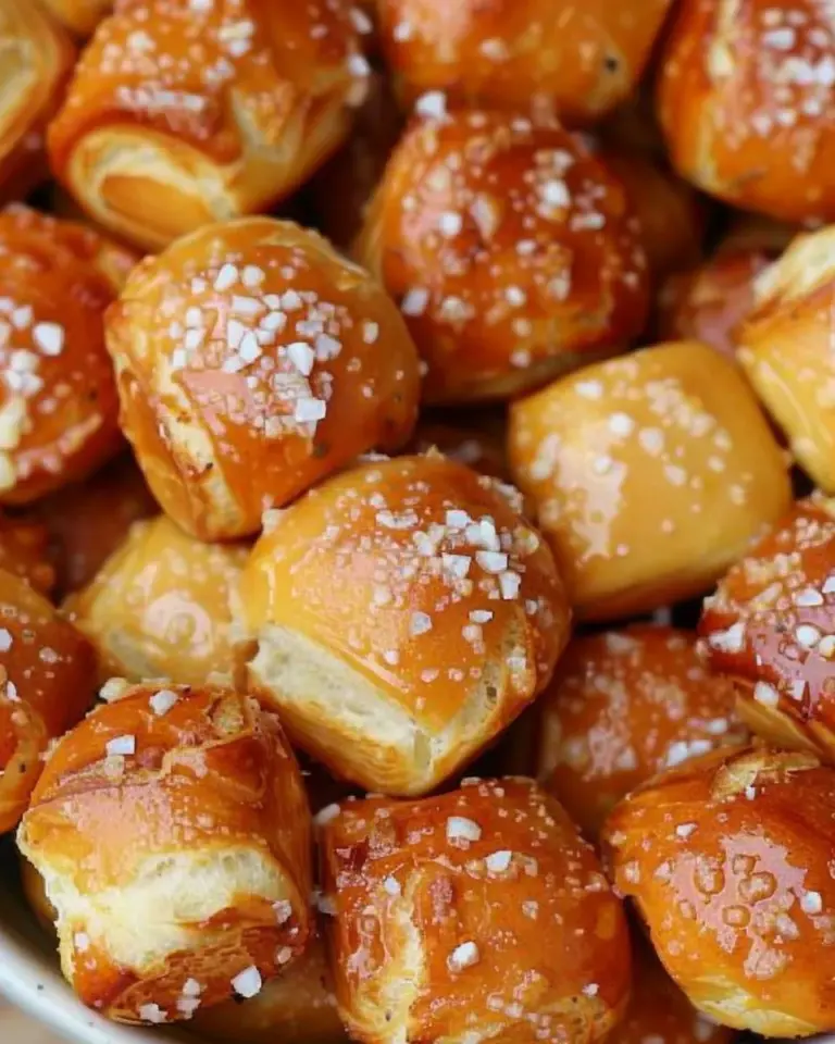 homemade soft pretzel bites