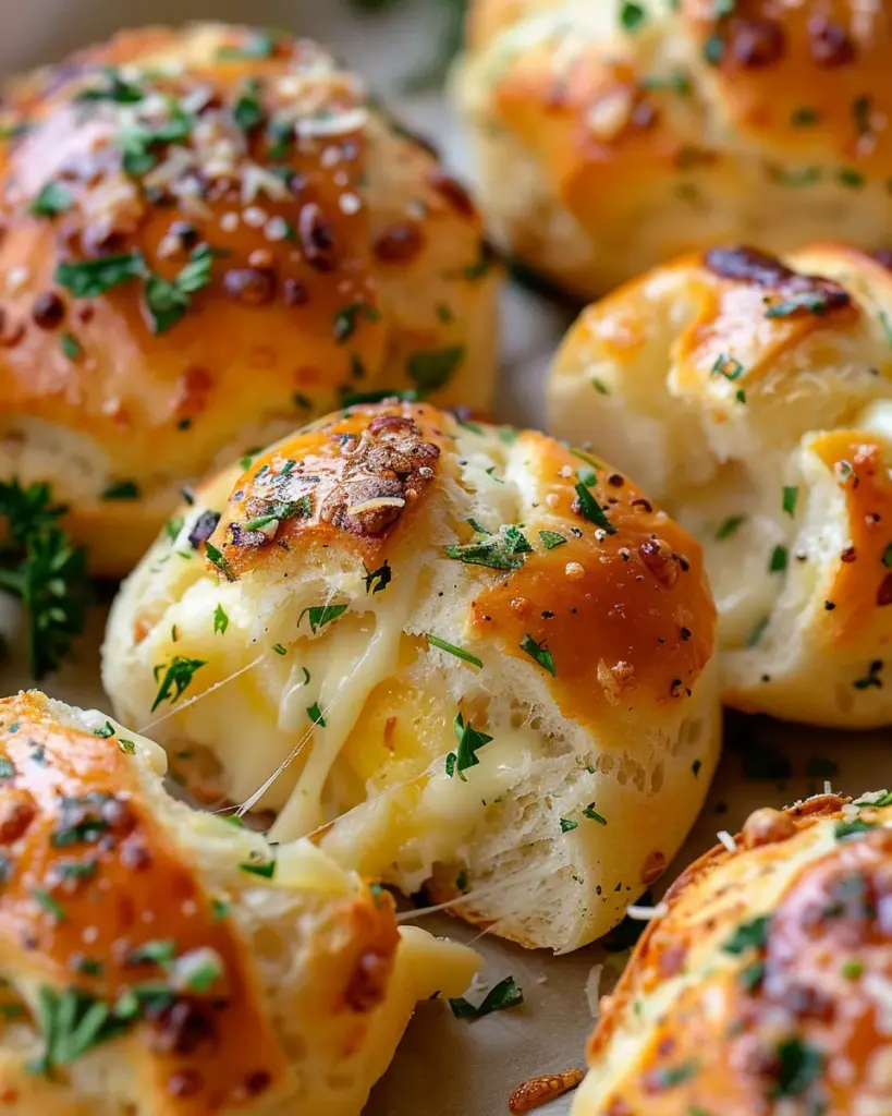 cheesy GARLIC BUTTER BOMBS