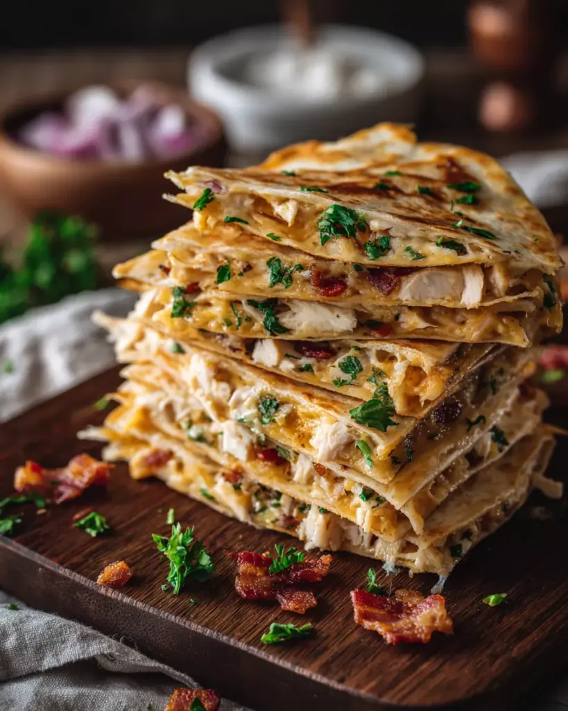 BBQ Bacon Chicken Quesadillas (25-Minutes)