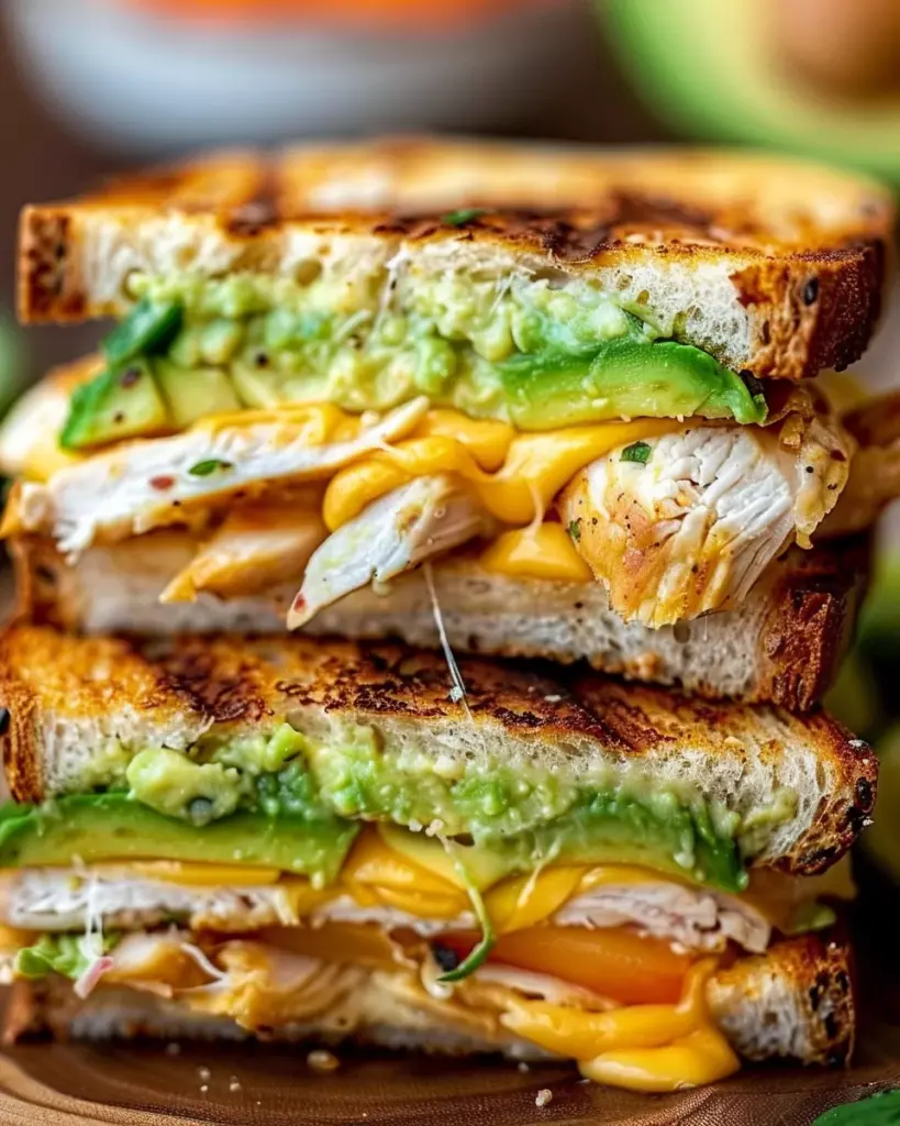 Chicken Avocado Melt Sandwich