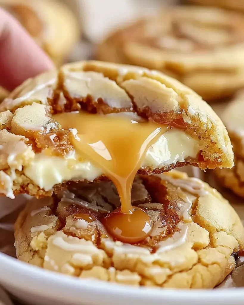 Caramel Cheesecake Cookies