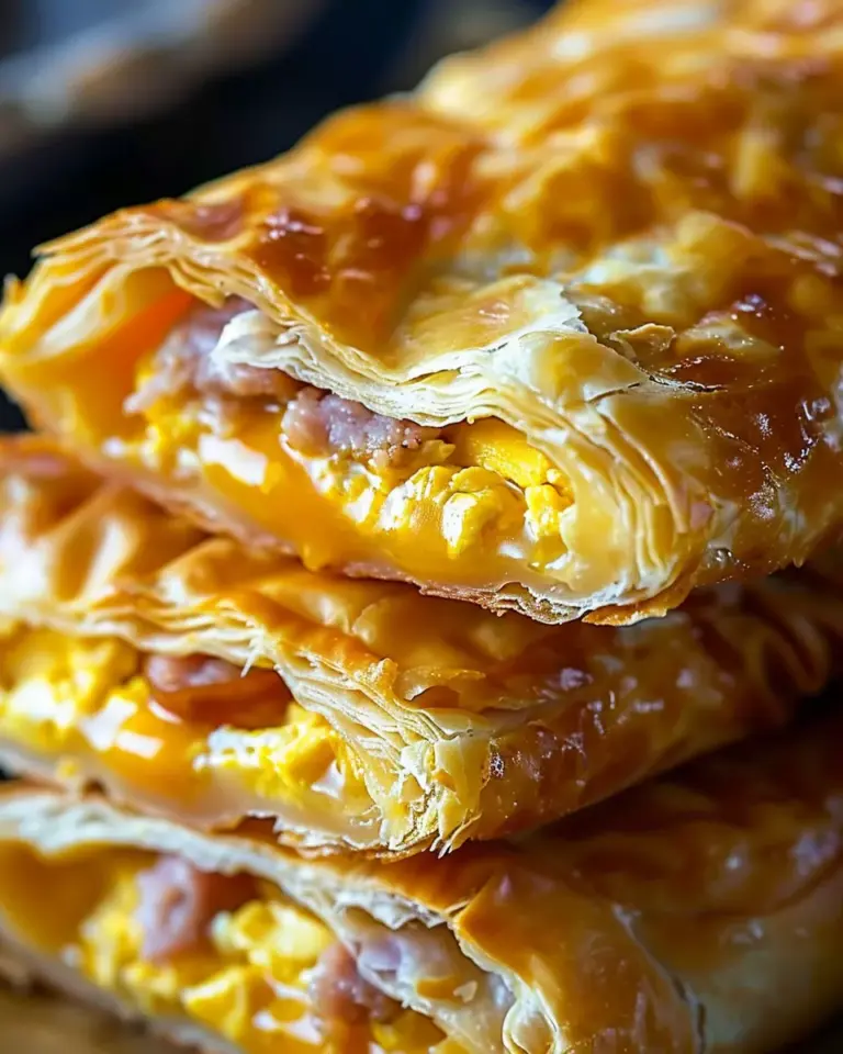 Homemade Breakfast Hot Pockets