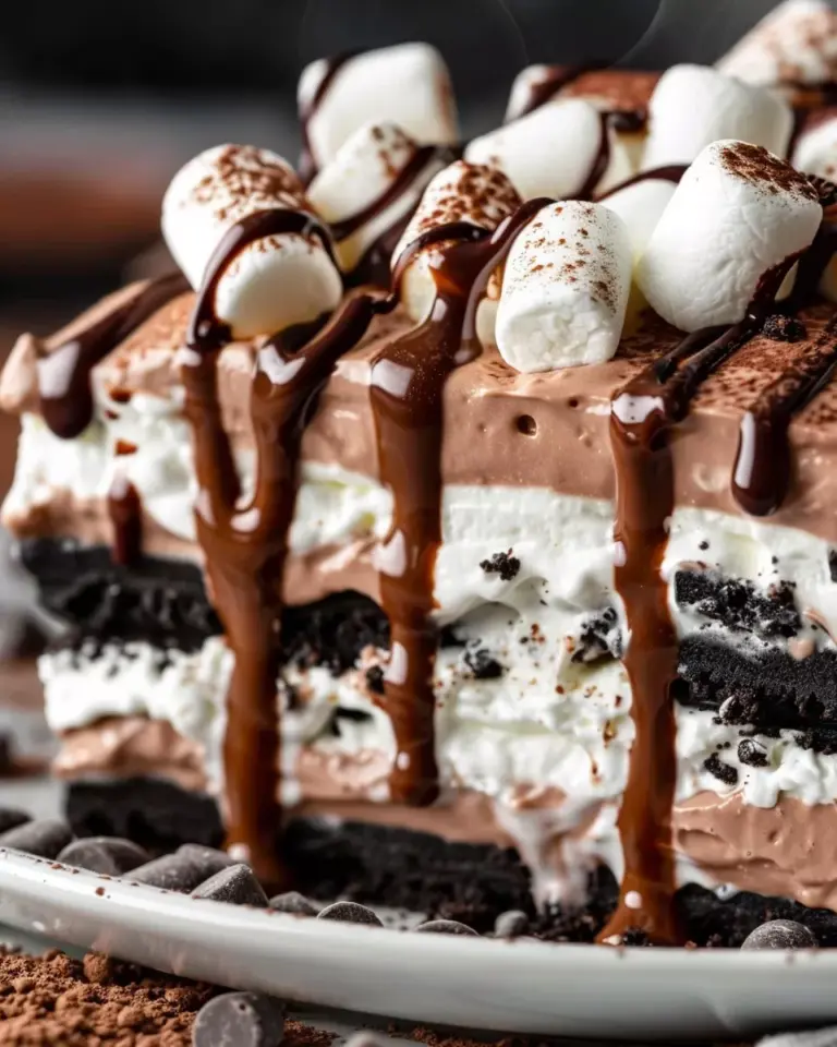 Hot Chocolate Lasagna