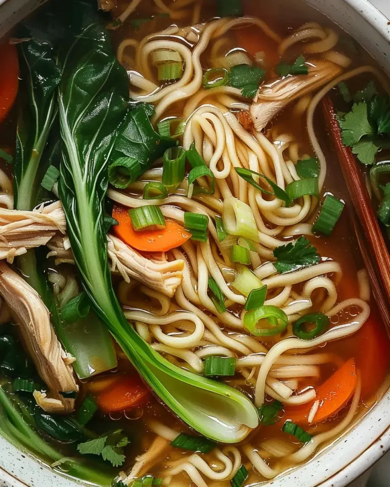 Chinese Chicken Noodle Soup