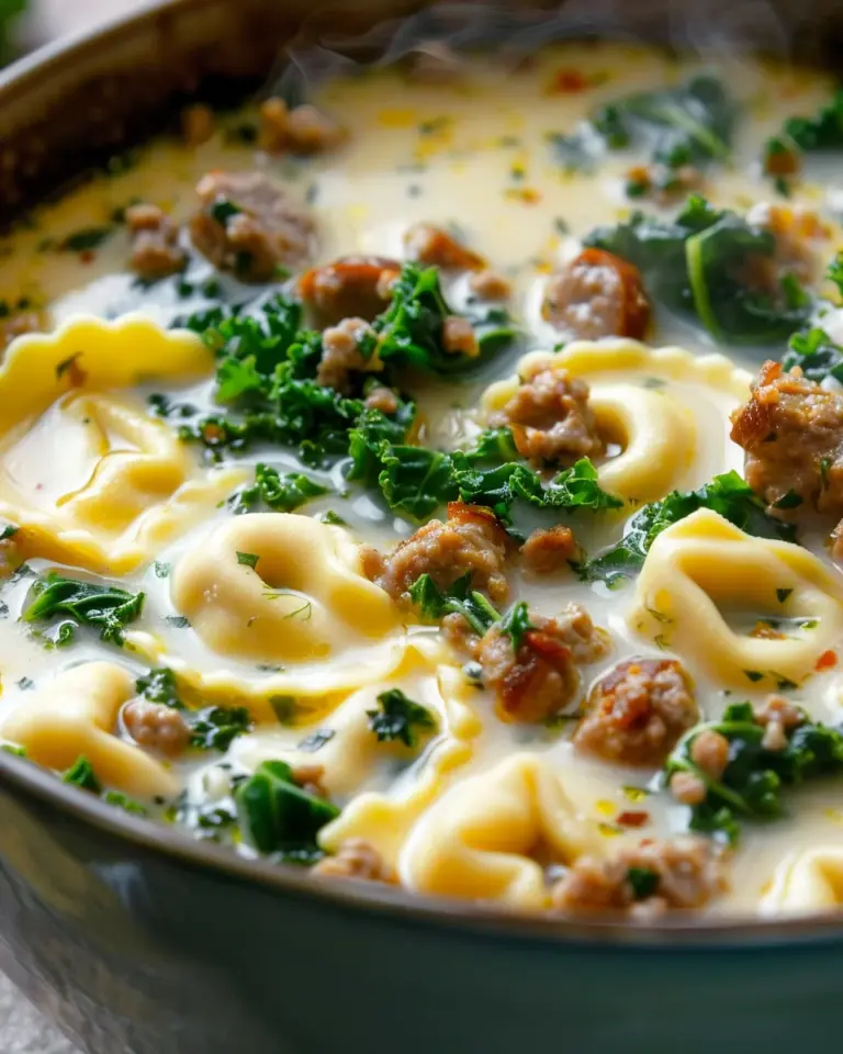 Sausage Tortellini Soup