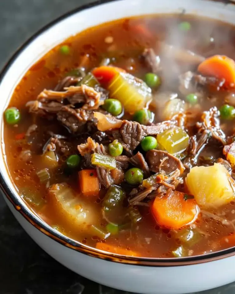 Old-Fashioned Vegetable Beef Soup