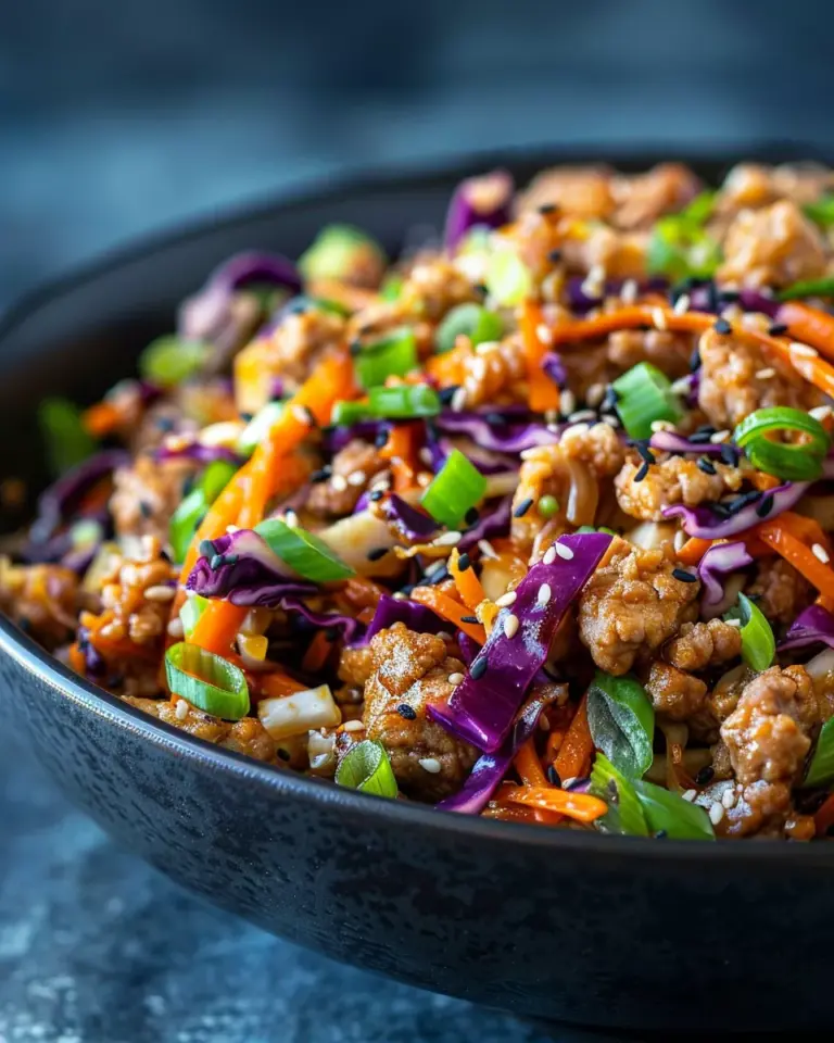 Egg Roll in a Bowl (One-Skillet, Keto)