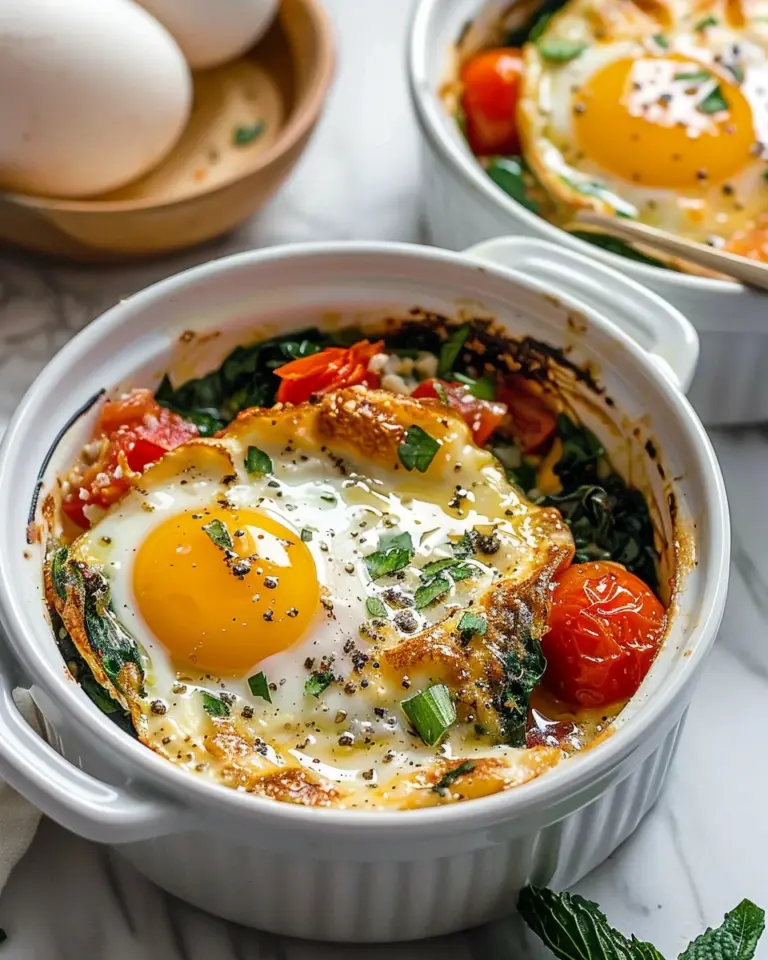 Baked Feta Eggs