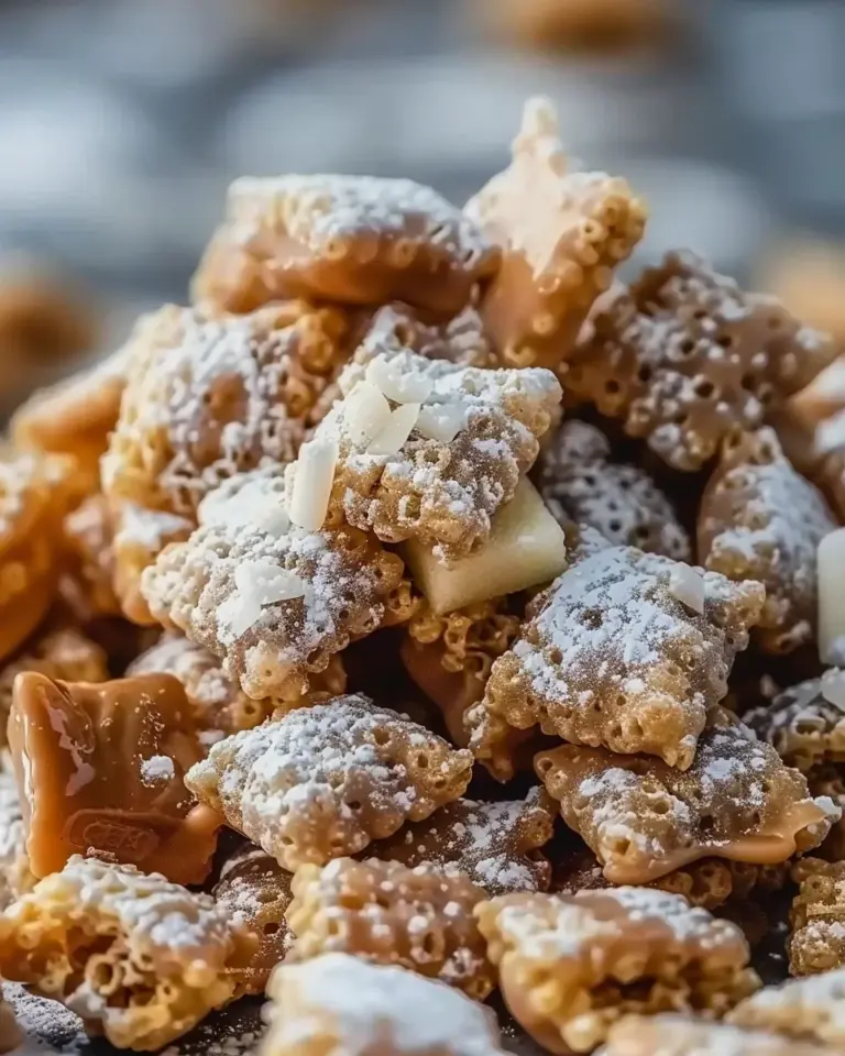 irresistible Caramel Apple Puppy Chow
