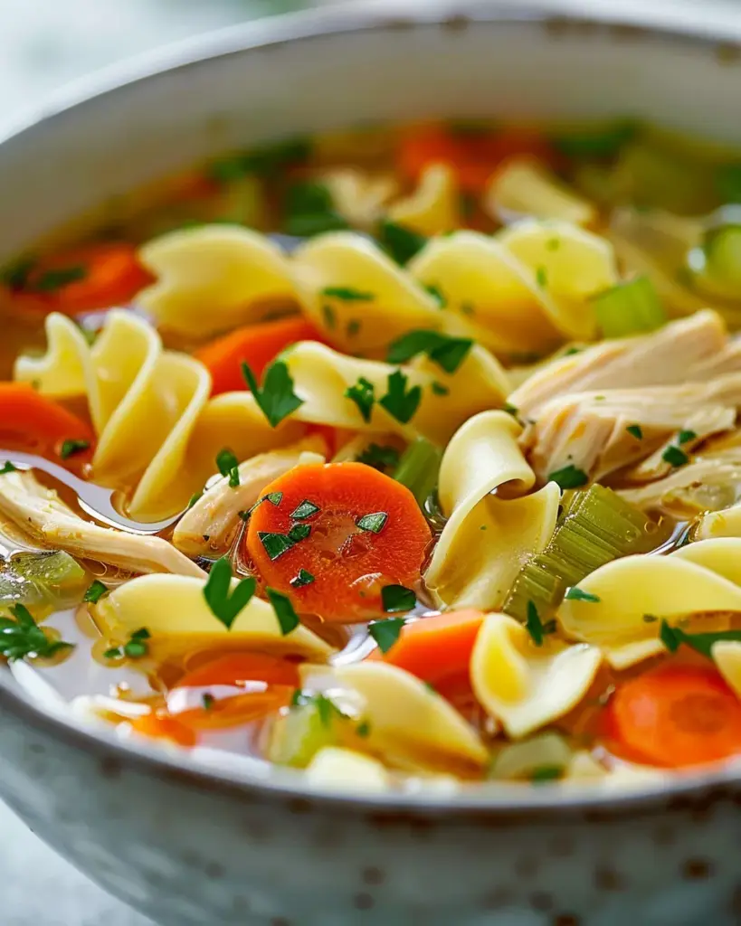 Slow Cooker Chicken Noodle Soup