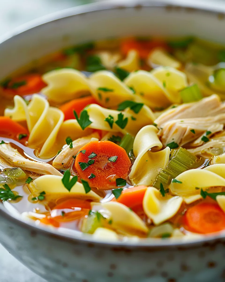 Slow Cooker Chicken Noodle Soup