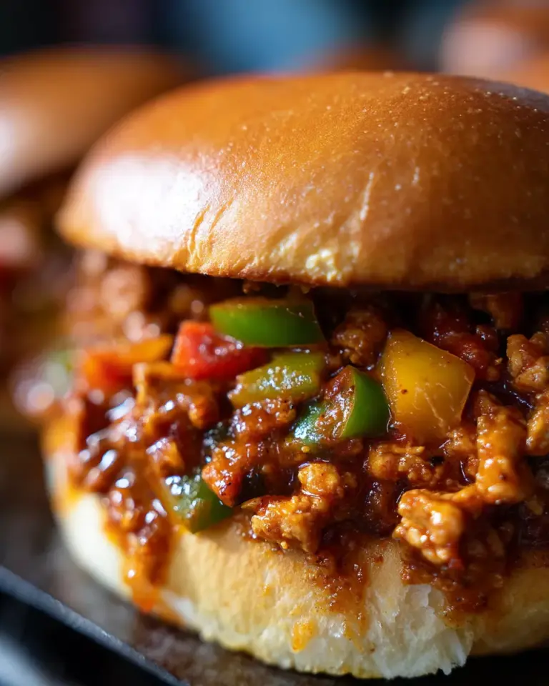 Cajun Chicken Sloppy Joes