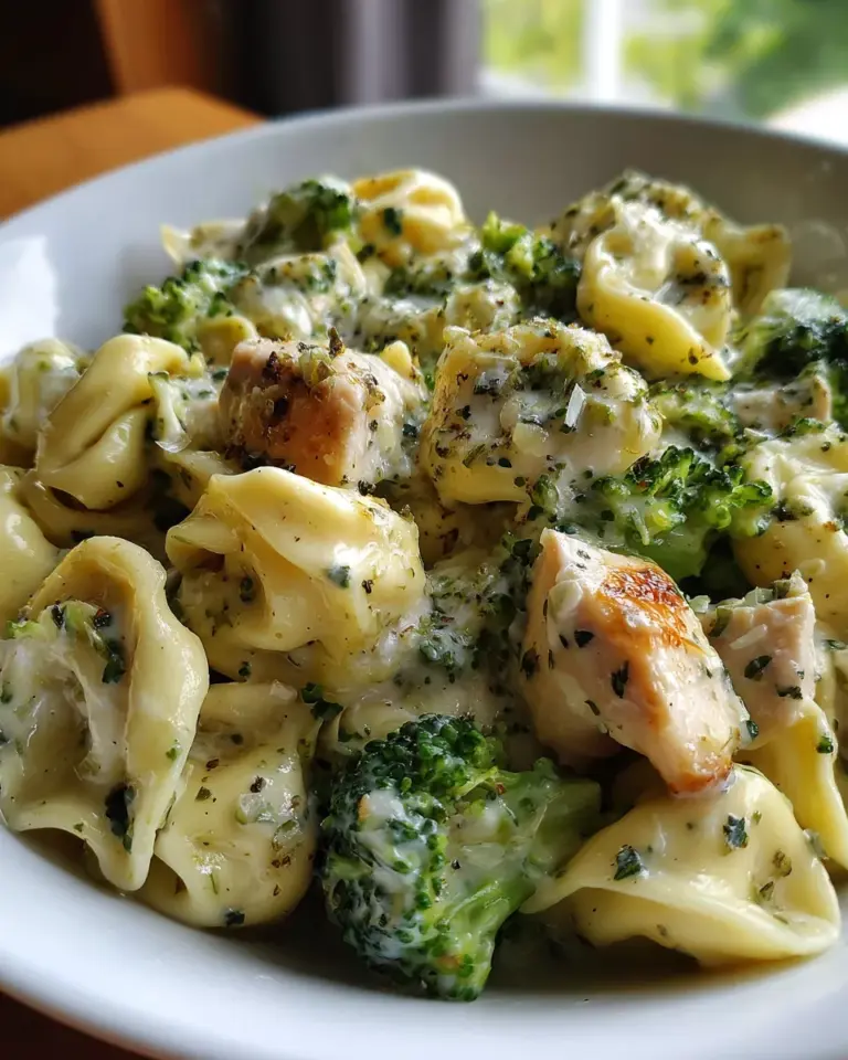 Cheesy Chicken Broccoli Tortellini