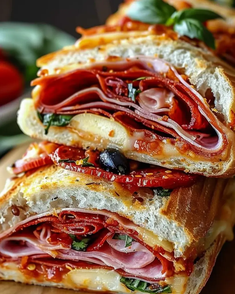 Baked Italian Grinder Sandwiches