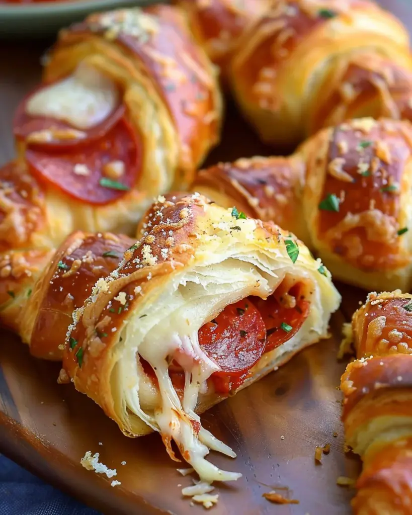 Mozzarella Pepperoni Croissant