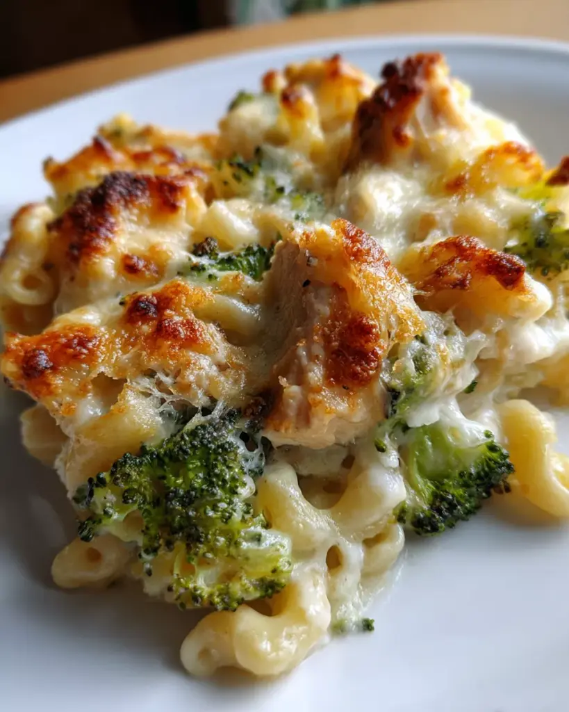 hicken and broccoli alfredo bake 7