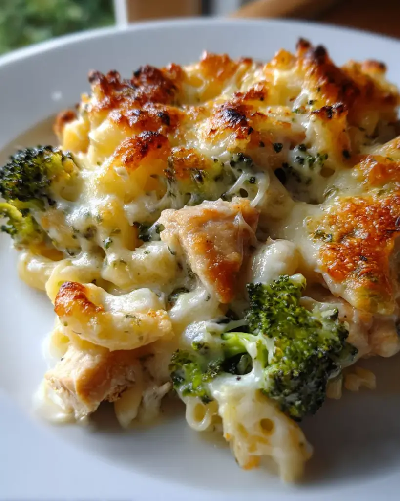 hicken and broccoli alfredo bake 8
