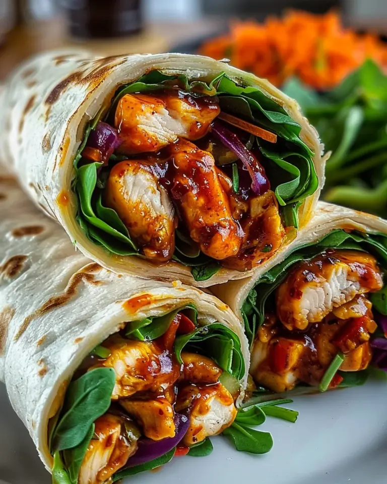 Sweet Chili Chicken Wraps: A Flavor-Packed Lunch You’ll Love