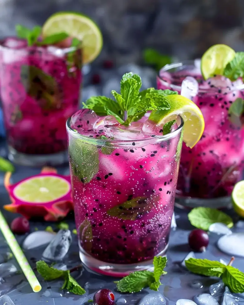 Dragon Fruit Juice Mojito Recipe 5 3 1 38