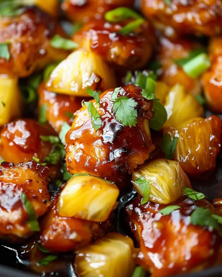 brown sugar pineapple chicken