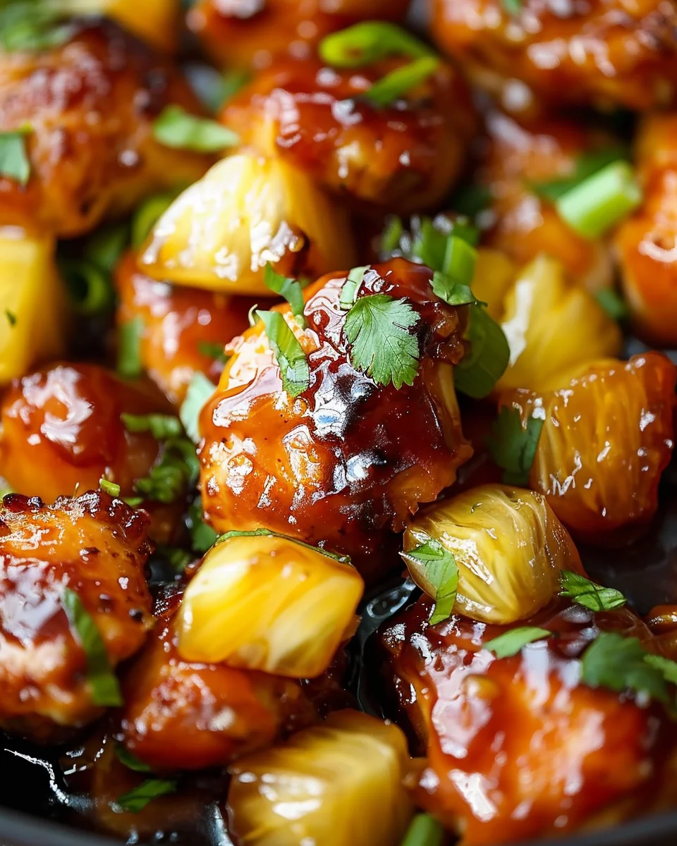 brown sugar pineapple chicken