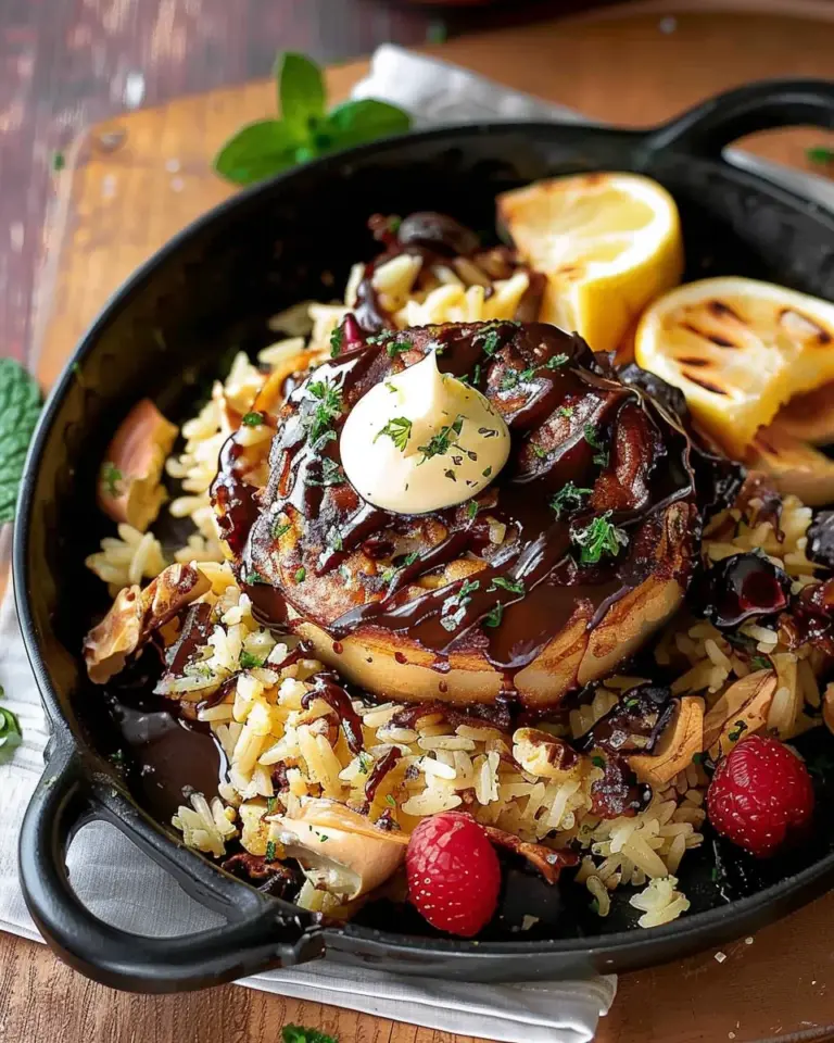 One Pot Greek Chicken and Lemon Rice