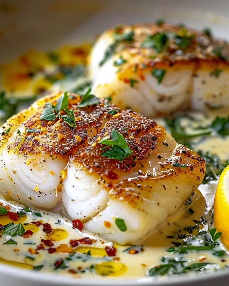 Pan-Seared Cod with Garlic Cream Sauce: An Amazing Ultimate Recipe