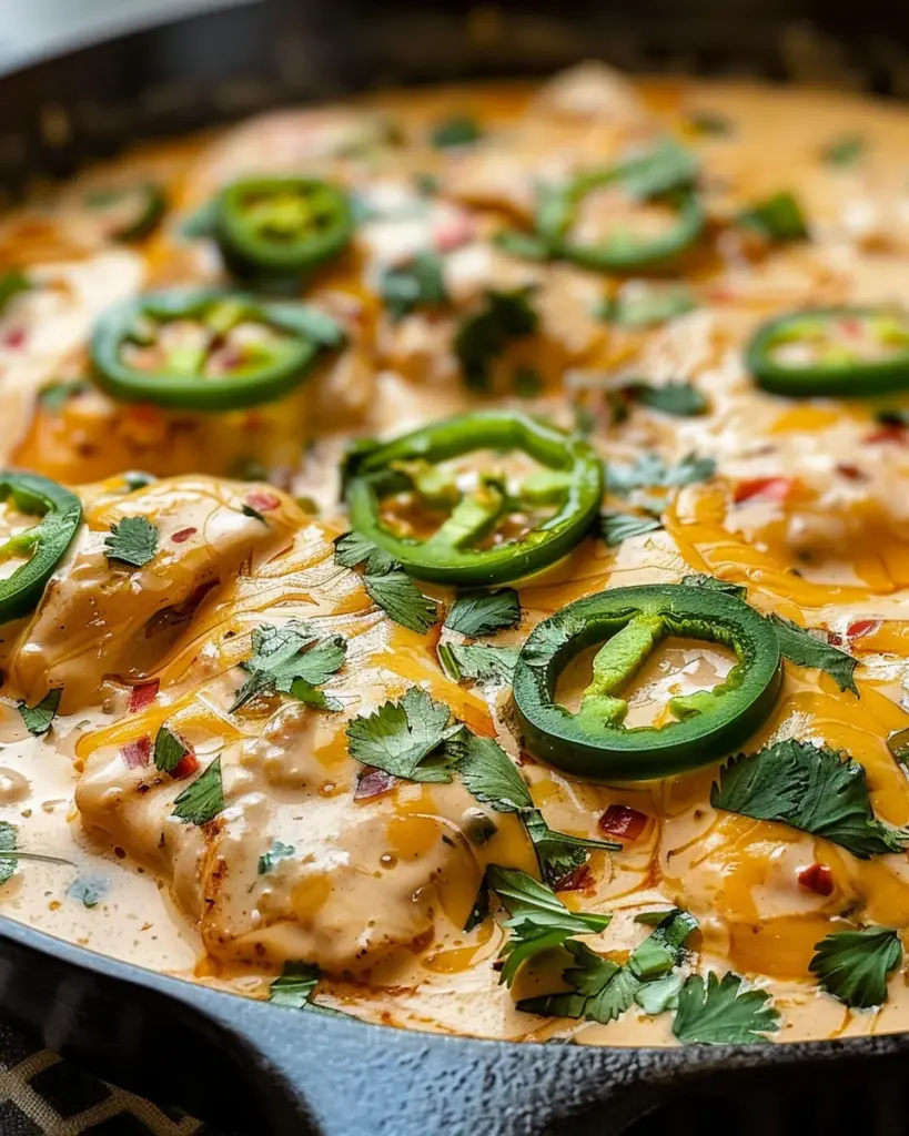 Creamy Jalapeño Chicken Skillet Recipe
