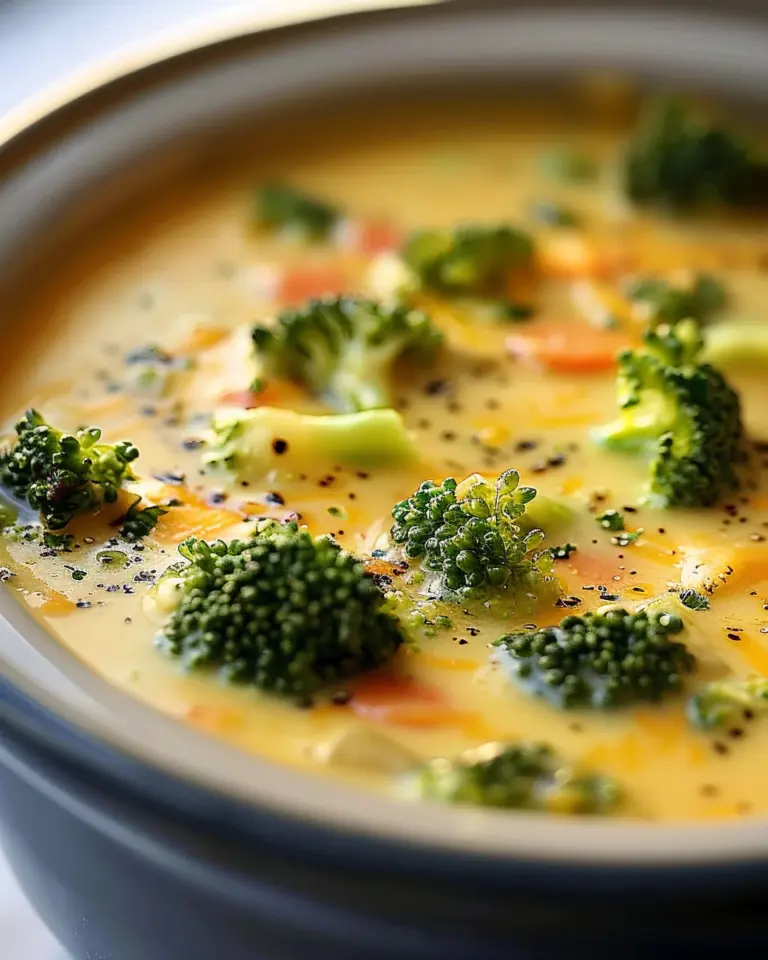Crock Pot Broccoli Cheese Soup