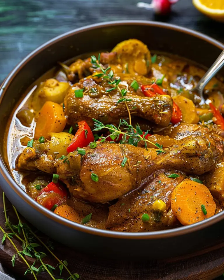 Authentic Jamaican Curry Chicken