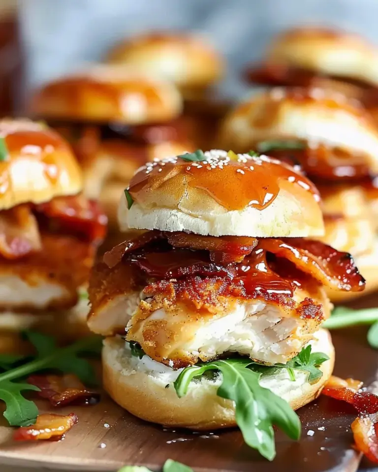 Maple Chicken Bacon Sliders: The Ultimate Recipe You’ll Love