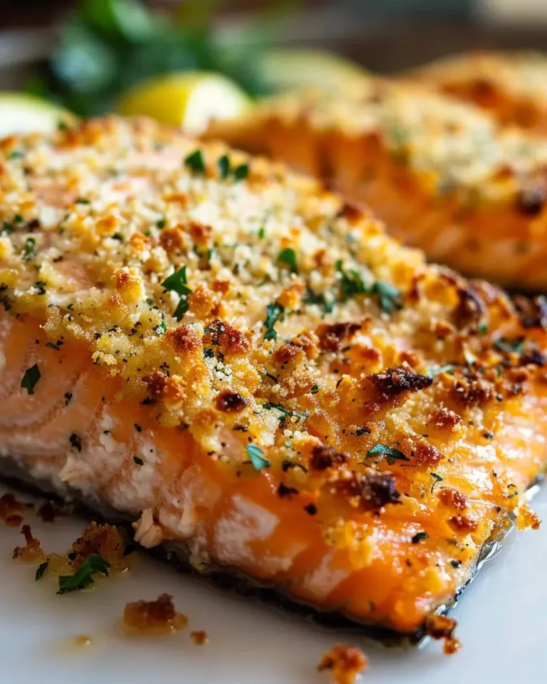 Crispy Parmesan Crusted Baked Salmon: 1 amazing dish
