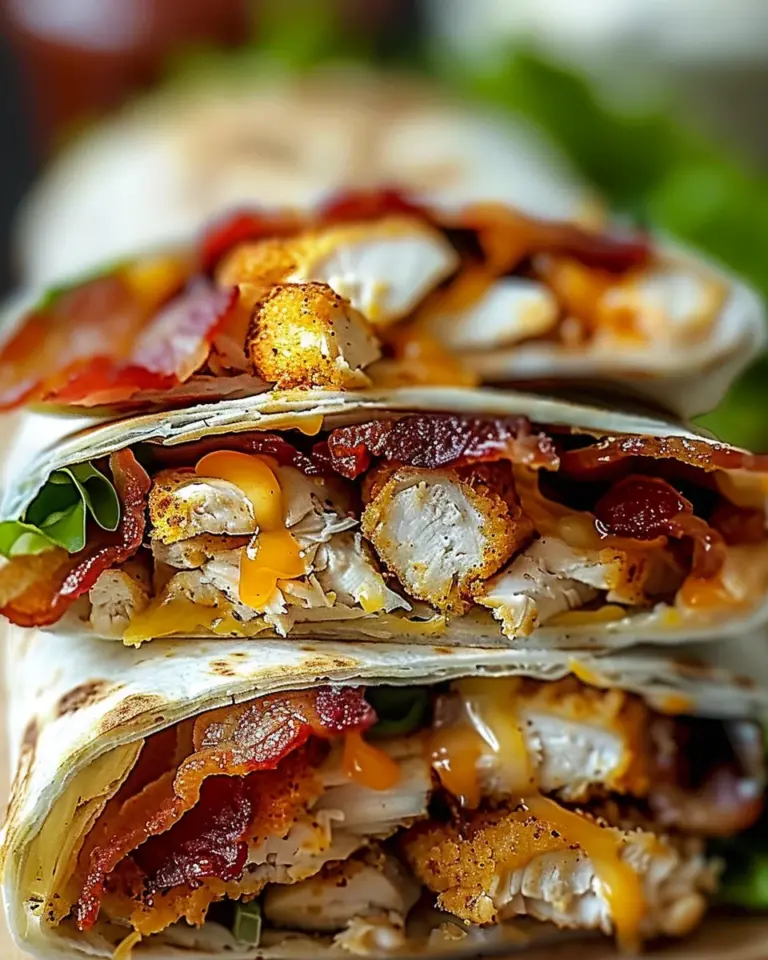Crispy Chicken Bacon Wrap: A Deliciously Easy Recipe to Try Today
