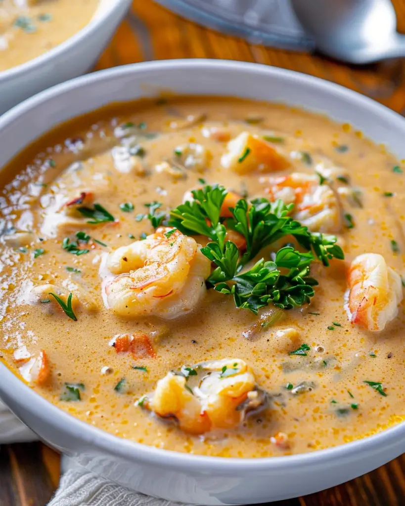 Crab and Shrimp Seafood Bisque 4 6 1 2