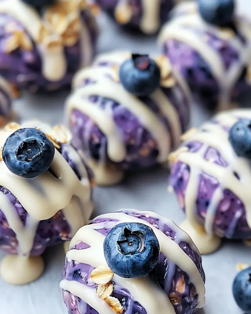 Blueberry Cheesecake Protein Bites – A No-Bake, High-Protein Snack