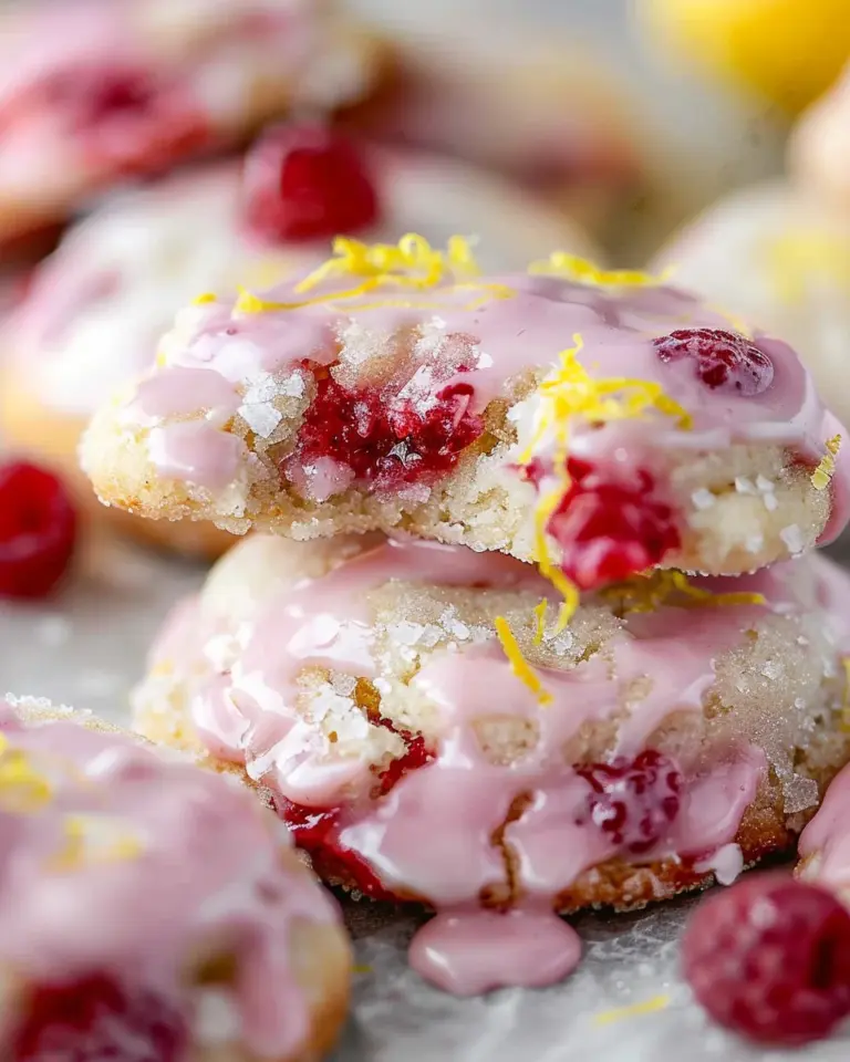 Lemon Raspberry Cookies