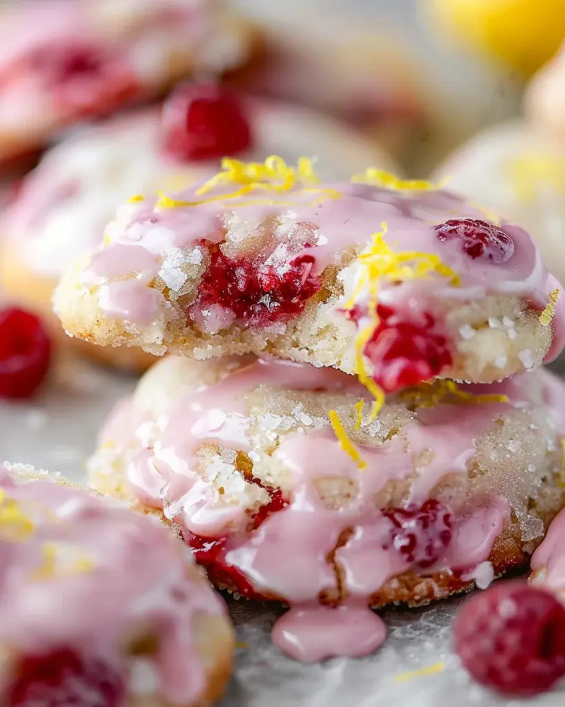 Lemon Raspberry Cookies