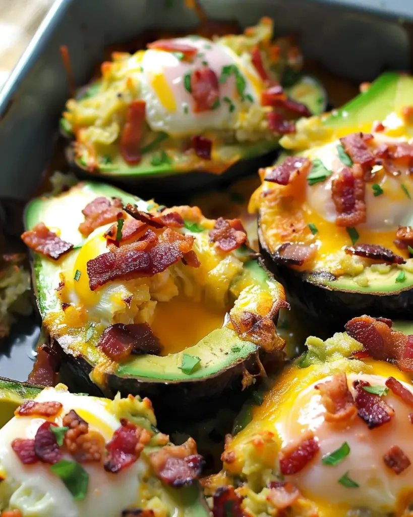 Breakfast Stuffed Avocados