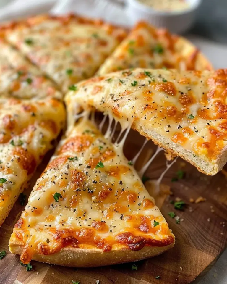 Air Fryer Cheesy Tortilla Garlic Bread