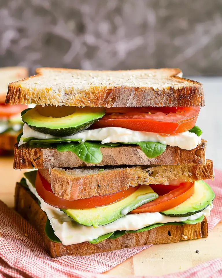 Tomato Avocado Sandwich
