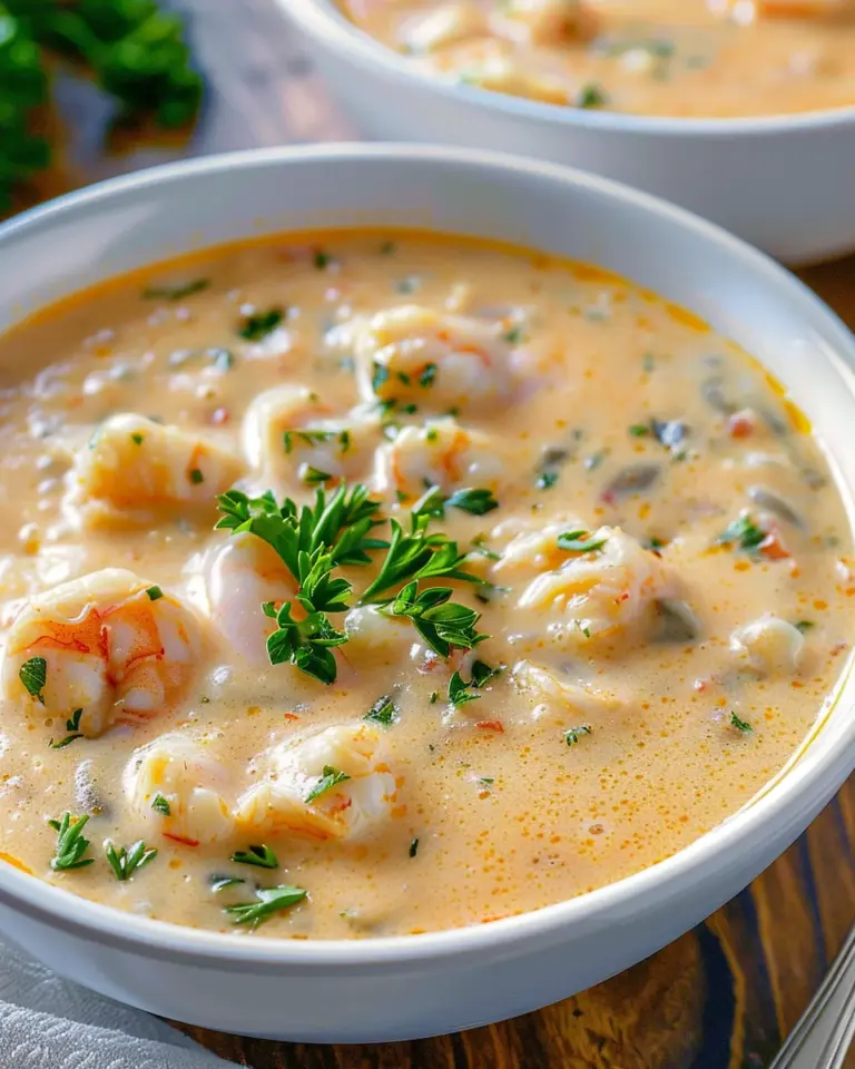 Crab and Shrimp Seafood Bisque