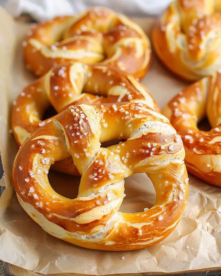 Soft Pretzel Recipe (Annies Pretzels Copycat)