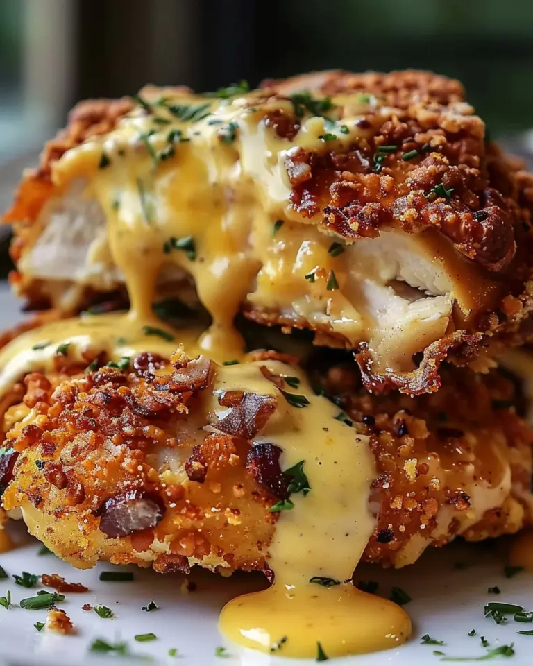 Savory Pretzel Chicken Mustard Cheddar