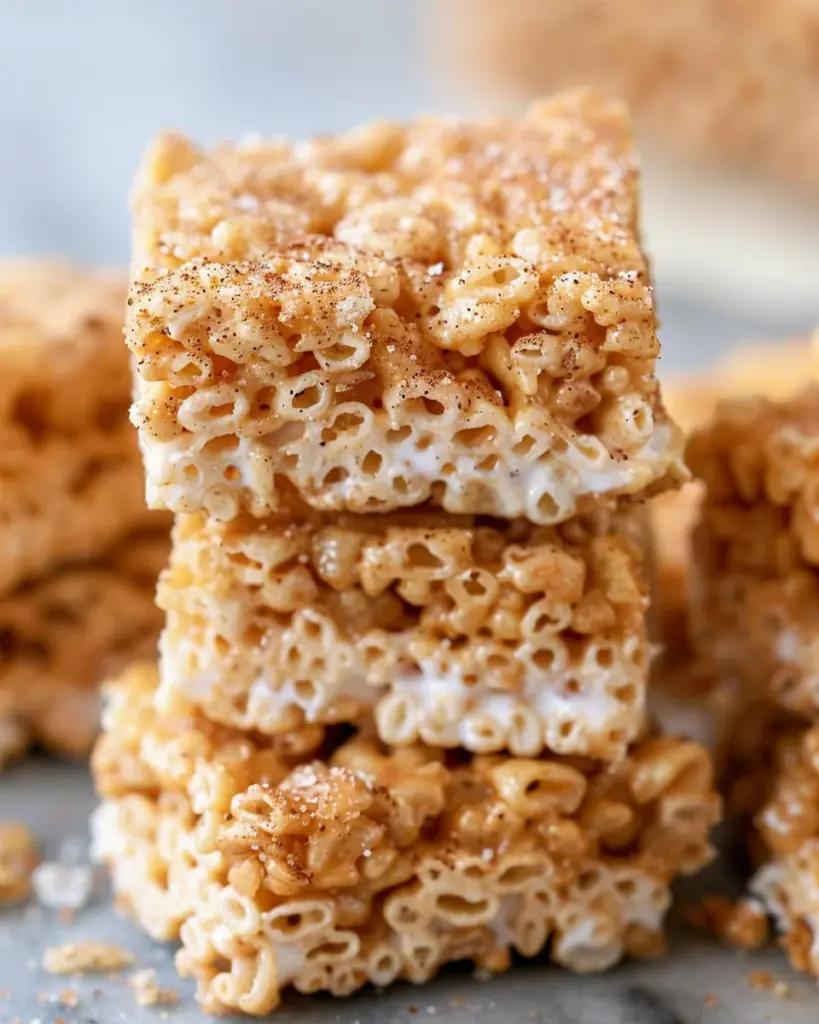 Churro Rice Krispie Treats