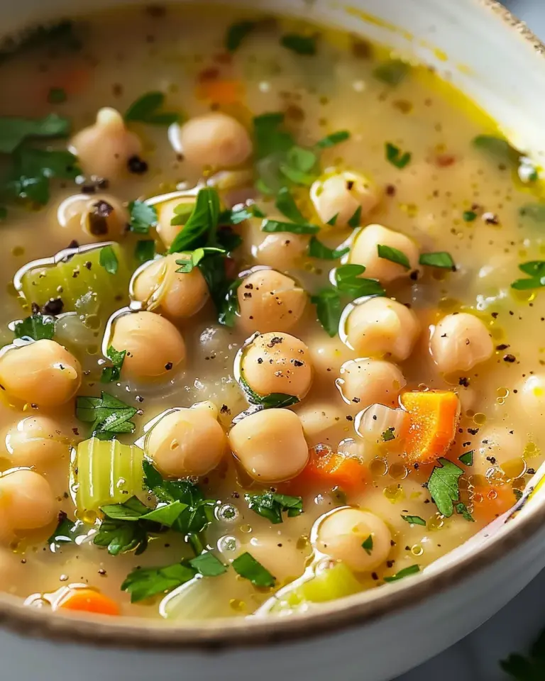 Quick Chickpea and White Bean Soup