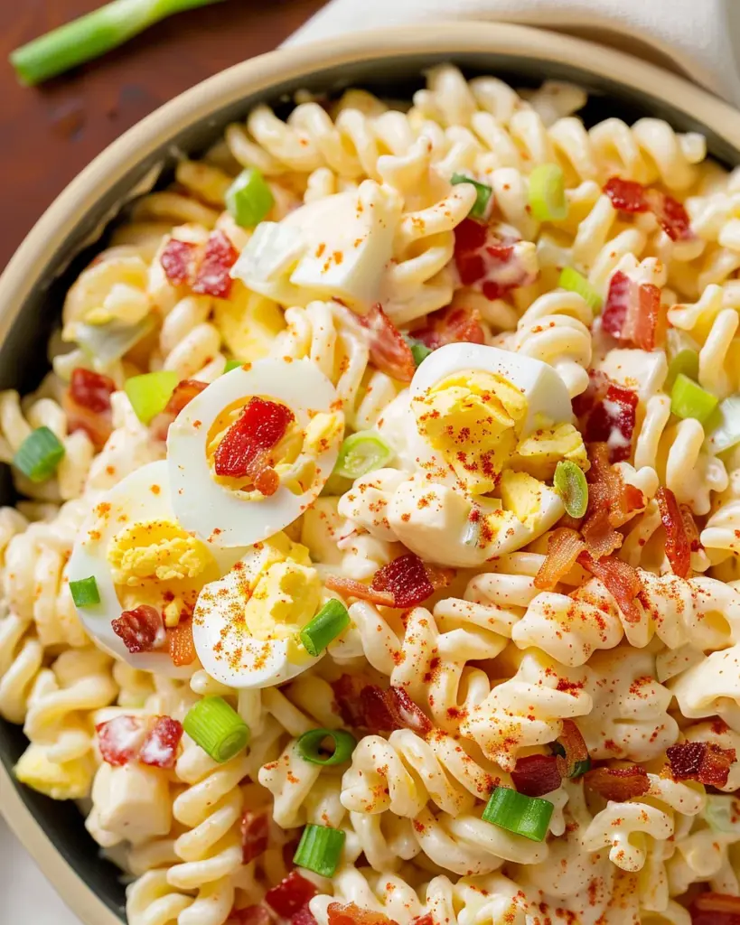 Creamy Deviled Egg Pasta Salad 4 7 1 44