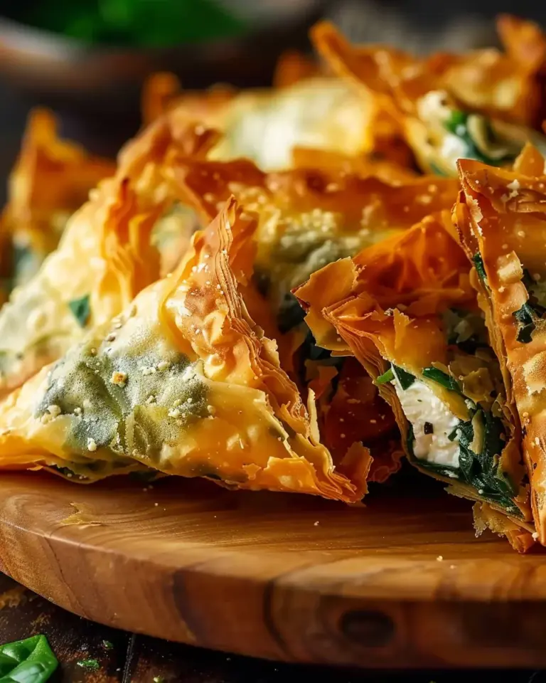 Mediterranean Spinach and Feta Crisps
