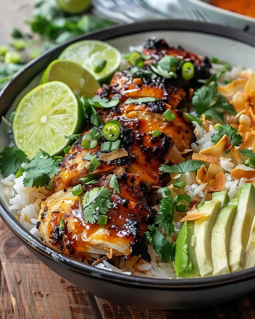 Spicy Maple Chicken and Coconut Rice 5 7 1 65